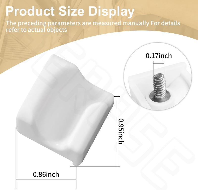 BERPSE 4 Pack Freezer Basket Retainer 7009399 for Sub Zero Freezer Lower Basket APS 5029 611 650 BI-30U BI-30UG 611G BI-30U - 2 Right Side and 2 Left Side - Image 3
